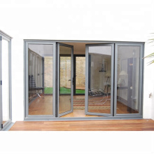 Aluminum casement door swing inside